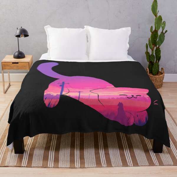 Item preview, Cozy Cat Sunset designed and sold by mustbewhy.