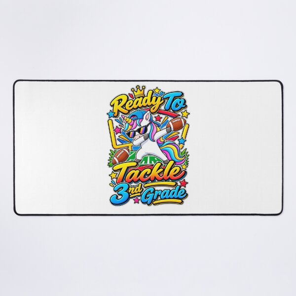 Item preview, 3rd Grade Tackle School Year Unicorn Sports Kid Gift designed and sold by QuiteOrbit.