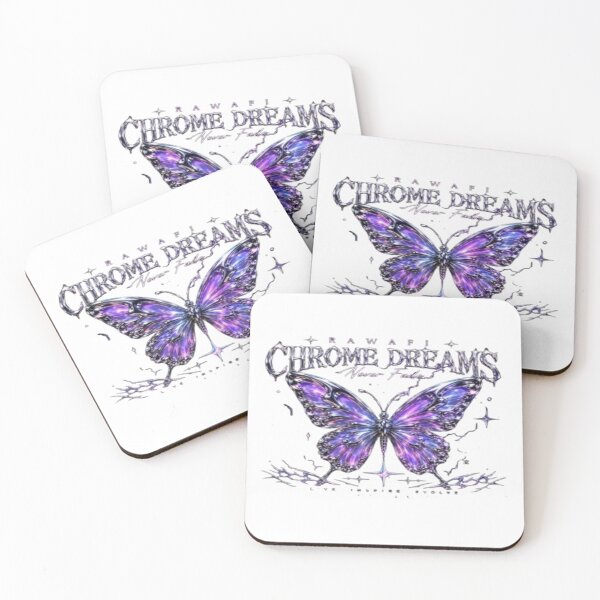Item preview, Chrome Dreams Purple Galaxy Butterfly Y2k designed and sold by BaddieNz.