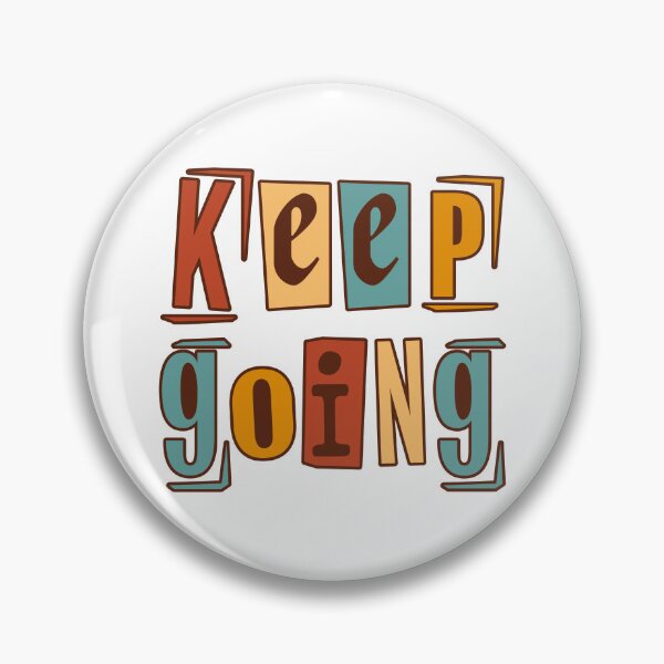 Item preview, Keep Going Retro Groovy Typography Quote designed and sold by     Fatma Creates.