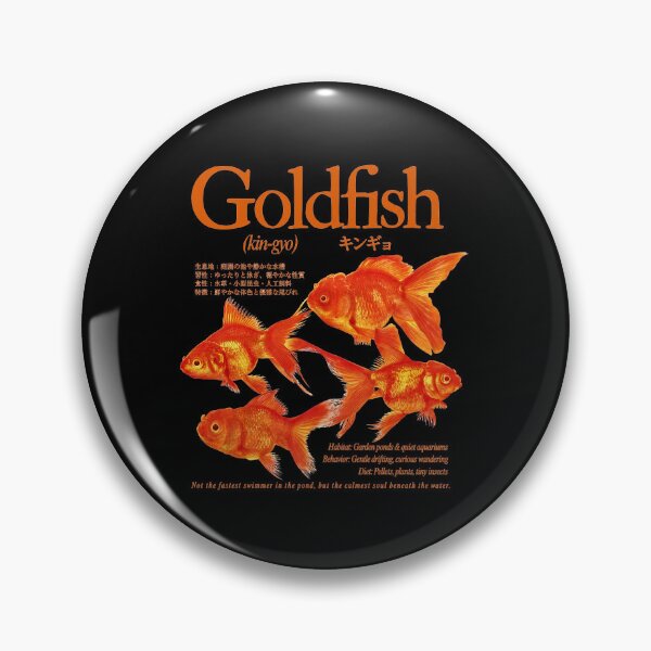 Item preview, Goldfish Kin-Gyo Japanese Vintage Aquarium Fish Graphic Shirt designed and sold by Cheliasbix.