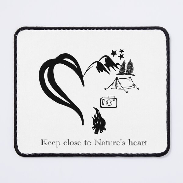 Item preview, Minimalist Camping & Mountain Nature Illustration designed and sold by kifayat22.