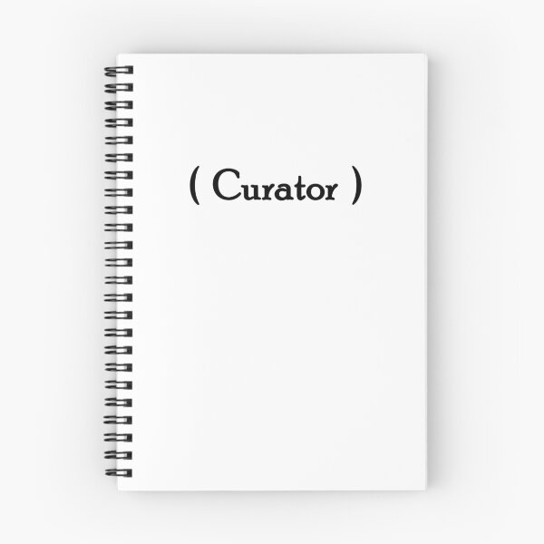 Item preview, Iconic Label - "Curator" Black Lettering designed and sold by cousinbessie.