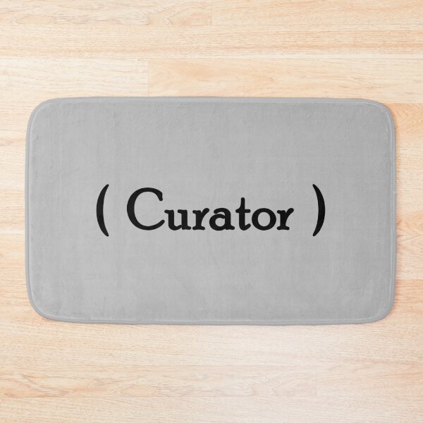 Item preview, Iconic Label - "Curator" Black Lettering designed and sold by cousinbessie.
