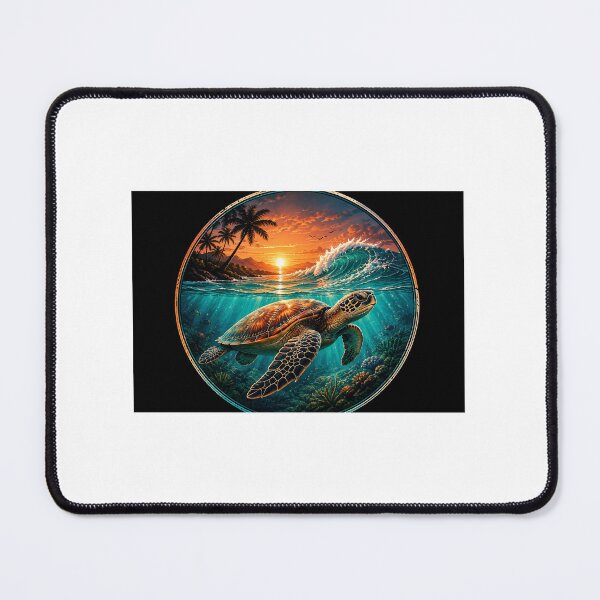 Item preview, Sea Turtle Sunset – Ocean Adventure designed and sold by Ak-art-shop.
