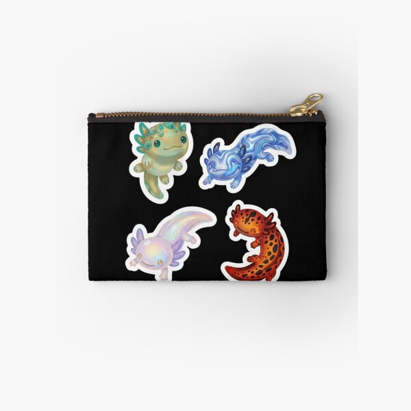 Item preview, Cute Axolotl Design / Light Green, Blue, Purple, Pink, Orange / Kawaii / Happy axolotl / Magical Tshirts, mugs, stickers, journals, backpacks etc designed and sold by TeenLake.