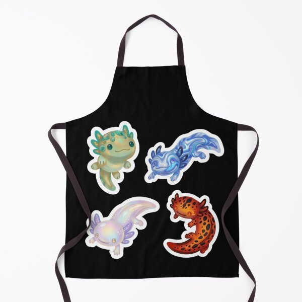 Item preview, Cute Axolotl Design / Light Green, Blue, Purple, Pink, Orange / Kawaii / Happy axolotl / Magical Tshirts, mugs, stickers, journals, backpacks etc designed and sold by TeenLake.