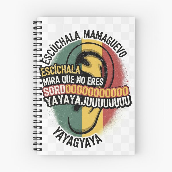 Item preview, Listen to her, you're not deaf - Venezuelan Creole phrase and meme designed and sold by elglotonmusical.