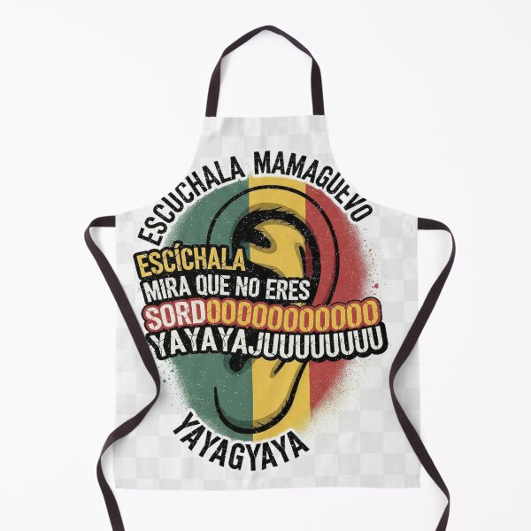 Item preview, Listen to her, you're not deaf - Venezuelan Creole phrase and meme designed and sold by elglotonmusical.
