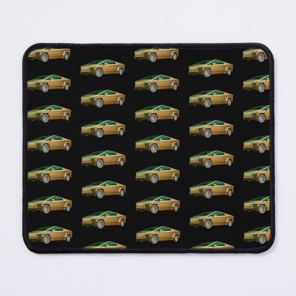 Item preview, Gold Tesla Cybertruck emerald glass - 00x designed and sold by C3R0.
