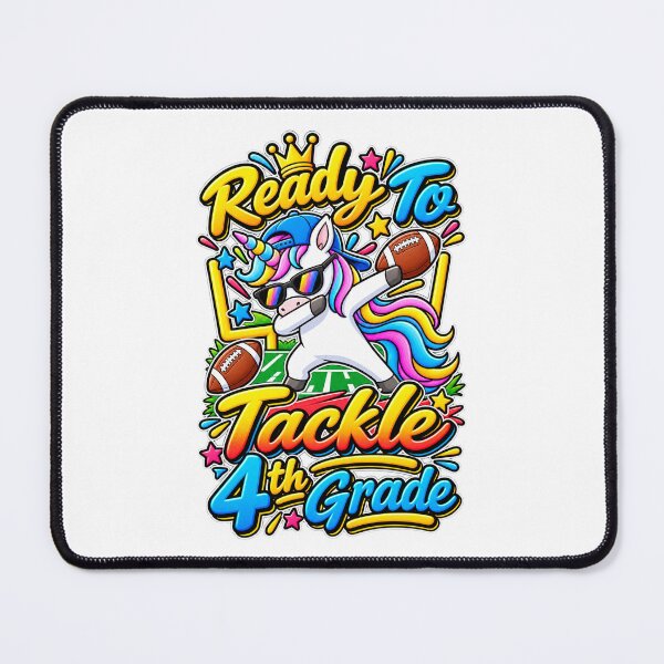 Item preview, Funny Unicorn Football Lover 4th Grade Back To School designed and sold by QuiteOrbit.