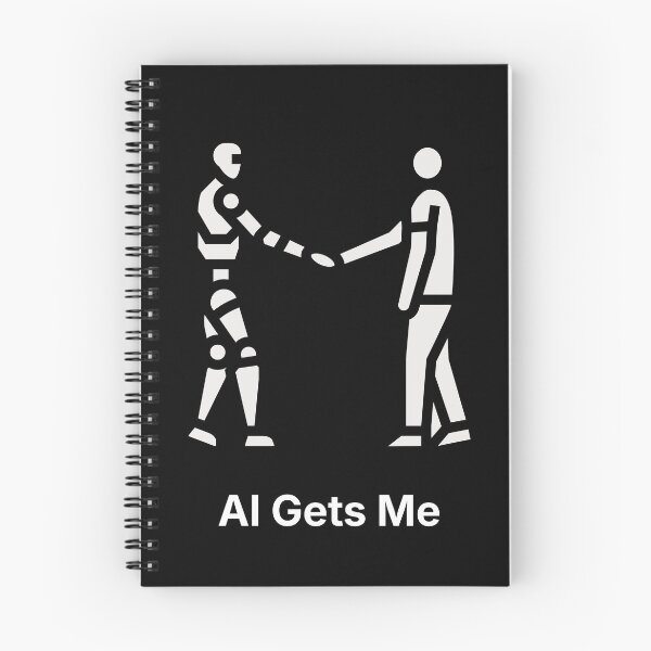 Item preview, AI Gets Me | Human Robot Connection | Funny AI Design designed and sold by ContigoART.