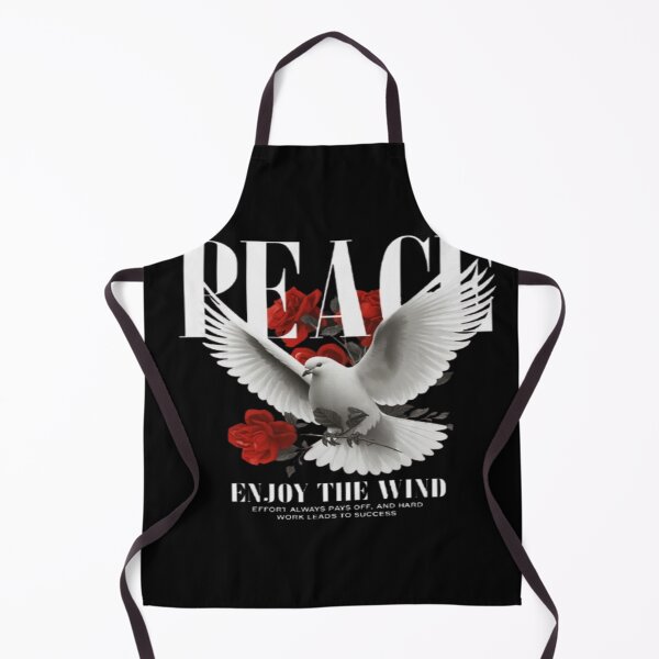Item preview, PEACE Enjoy The Wind White Dove Red Roses designed and sold by BaddieNz.