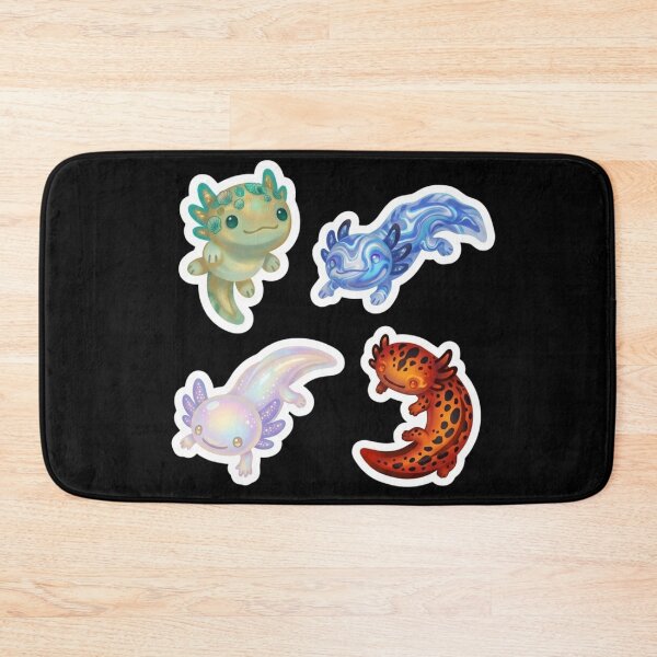 Item preview, Cute Axolotl Design / Light Green, Blue, Purple, Pink, Orange / Kawaii / Happy axolotl / Magical Tshirts, mugs, stickers, journals, backpacks etc designed and sold by TeenLake.