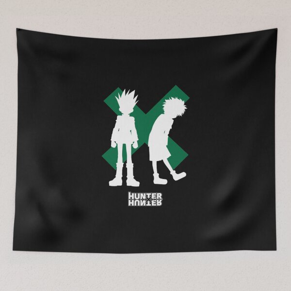 Item preview, HXH Gon Freecss And Killua Silhouettes designed and sold by NatashaRosalia.