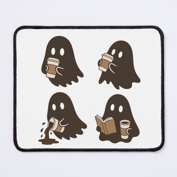 Item preview, Coffee Ghosts Bookish Sticker designed and sold by wingoo22.