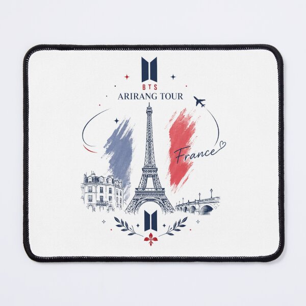 Item preview, BTS ARIRANG Tour France 2026 Inspired Eiffel Tower Paris Design designed and sold by Palette & Hue.