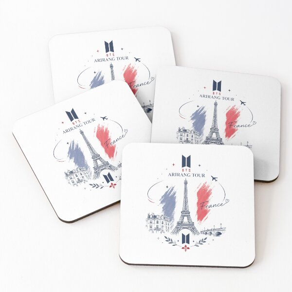Item preview, BTS ARIRANG Tour France 2026 Inspired Eiffel Tower Paris Design designed and sold by Palette & Hue.
