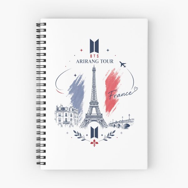 Item preview, BTS ARIRANG Tour France 2026 Inspired Eiffel Tower Paris Design designed and sold by Palette & Hue.
