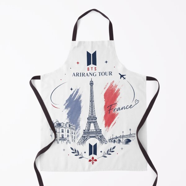 Item preview, BTS ARIRANG Tour France 2026 Inspired Eiffel Tower Paris Design designed and sold by Palette & Hue.