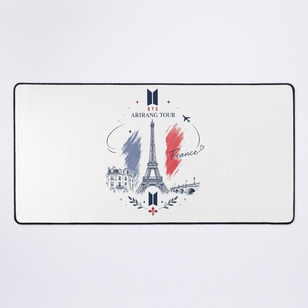 Item preview, BTS ARIRANG Tour France 2026 Inspired Eiffel Tower Paris Design designed and sold by Palette & Hue.
