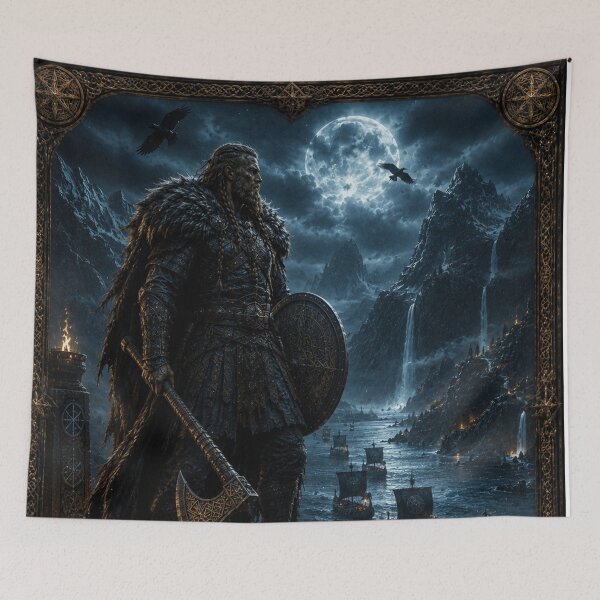 Item preview, Viking Warlord of the Midnight Fjord designed and sold by i-corp.