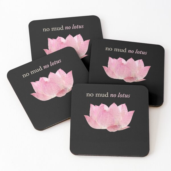 Item preview, No Mud No Lotus Pink Lotus Flower Minimalist Spiritual Nature Shirt designed and sold by shlana.