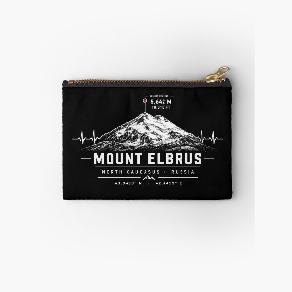 Item preview, ❤️ HEARTBEATS OF THE WORLD COLLECTION ❤️ - Mount Elbrus Summit Emblem - NORTH CAUCASUS - RUSSIA designed and sold by WheelieGdArt.