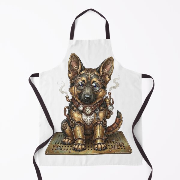 Item preview, German Shepherd Pup Steampunk designed and sold by MarigoldenSoul.