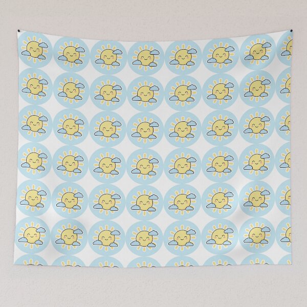 Item preview, Happy Sun - Cute Kawaii Sunshine Sticker designed and sold by Digitalcpy.