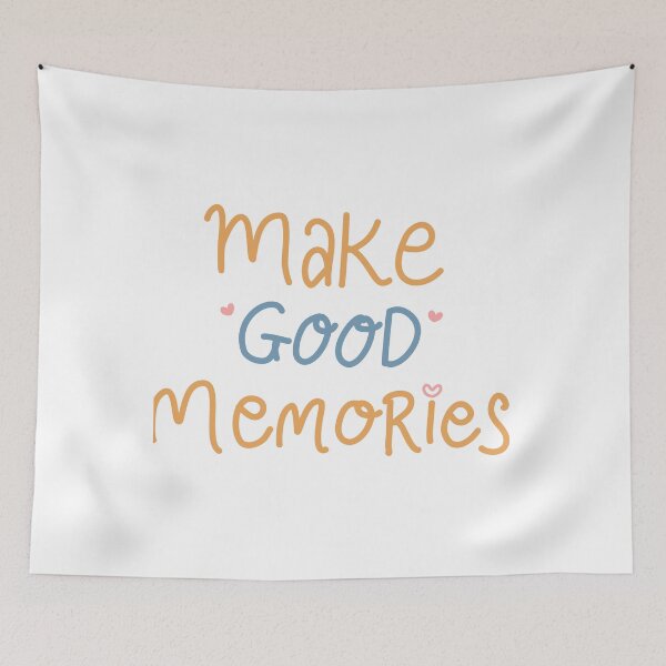 Item preview, Make Good Memories Cute Typography Quote designed and sold by     Fatma Creates.