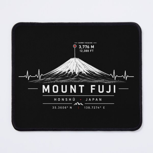 Item preview, ❤️ HEARTBEATS OF THE WORLD COLLECTION ❤️ - Mount Fuji Summit Emblem - HONSHU - JAPAN designed and sold by WheelieGdArt.