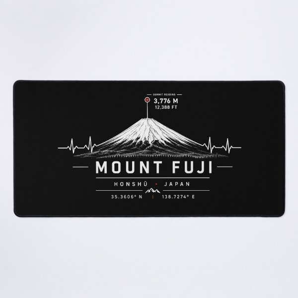 Item preview, ❤️ HEARTBEATS OF THE WORLD COLLECTION ❤️ - Mount Fuji Summit Emblem - HONSHU - JAPAN designed and sold by WheelieGdArt.