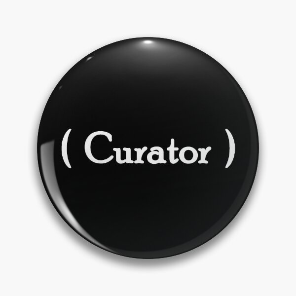 Item preview, Iconic Label - "Curator" White Lettering designed and sold by cousinbessie.