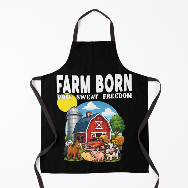 Item preview, Farm Born Dirt Sweat Freedom Red Barn Animals Farm Born Country Farmer Life Red Barn Truck Dirt Sweat Freedom Country Farming Farm Animals Cute Farm Animals designed and sold by Jt41.