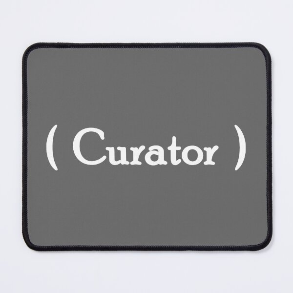 Item preview, Iconic Label - "Curator" White Lettering designed and sold by cousinbessie.