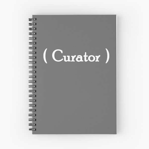 Item preview, Iconic Label - "Curator" White Lettering designed and sold by cousinbessie.