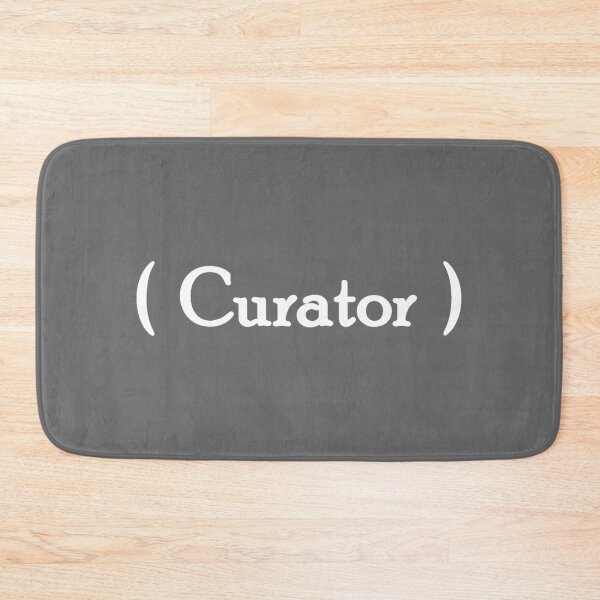 Item preview, Iconic Label - "Curator" White Lettering designed and sold by cousinbessie.