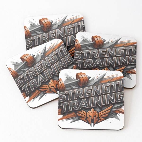 Item preview, Iconic STRENGTH TRAINING Text Design designed and sold by dazzlemakers.