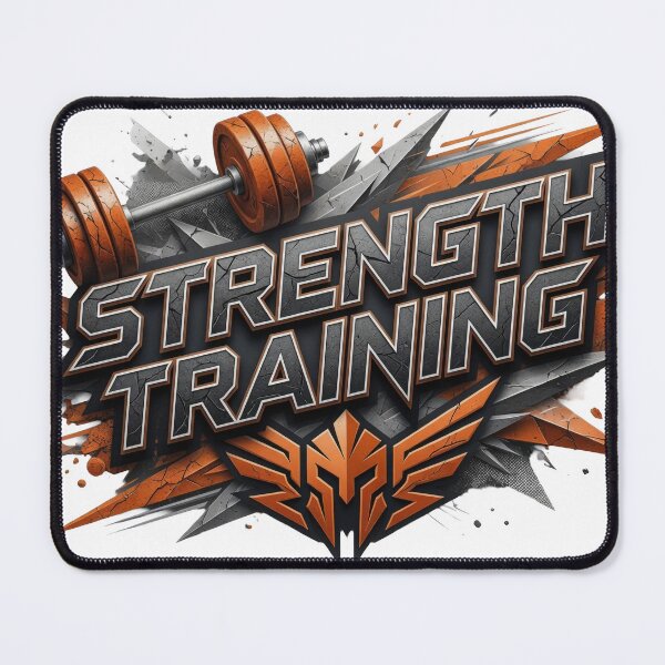 Item preview, Iconic STRENGTH TRAINING Text Design designed and sold by dazzlemakers.