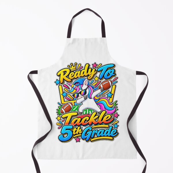 Item preview, Back To School 5th Grade Football Fan Unicorn Kids Gift designed and sold by QuiteOrbit.