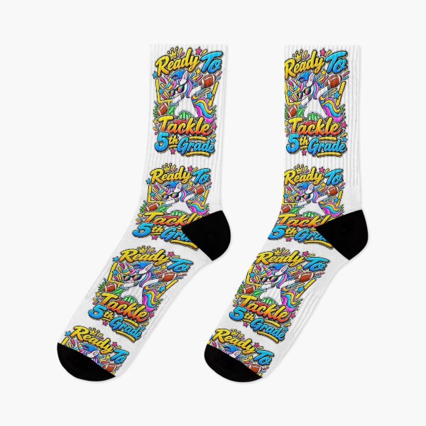 Item preview, Back To School 5th Grade Football Fan Unicorn Kids Gift designed and sold by QuiteOrbit.