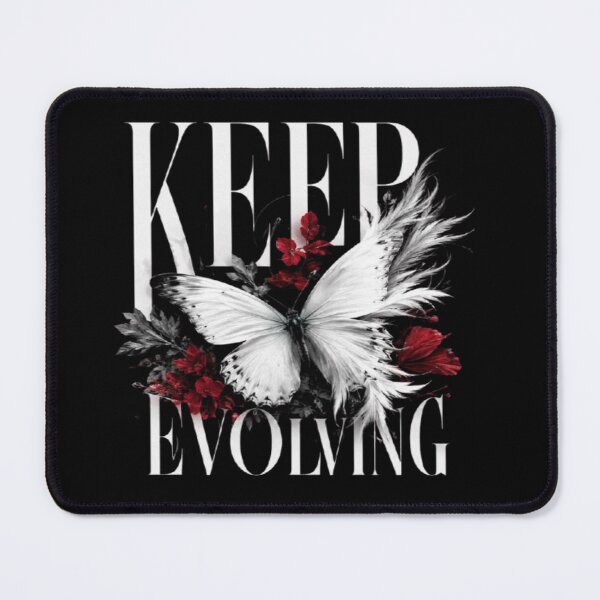 Item preview, KEEP EVOLVING Butterfly Red Floral designed and sold by BaddieNz.