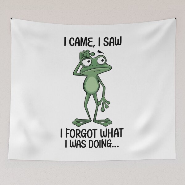 Item preview, Funny Meme I Came I Saw I Forgot designed and sold by valery-kenz.