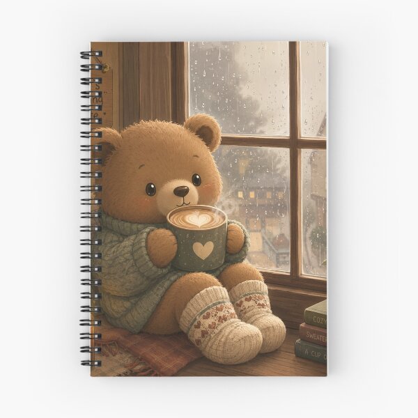 Item preview, Cozy Rainy Day Bear designed and sold by EsenciaZen.