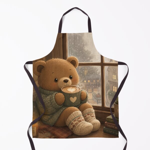 Item preview, Cozy Rainy Day Bear designed and sold by EsenciaZen.