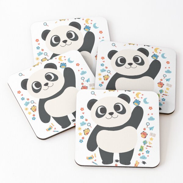 Item preview, Cute Panda Backpack for Kids designed and sold by ZrnzoDesign.