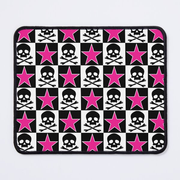 Item preview, Pink Scene Queen Checkerboard designed and sold by JanGrackle.