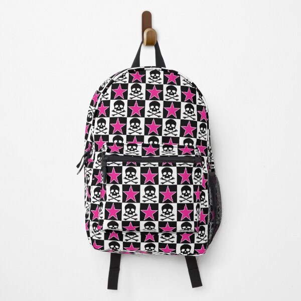 Item preview, Pink Scene Queen Checkerboard designed and sold by JanGrackle.