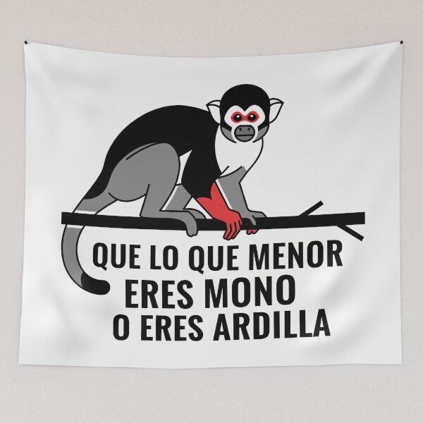 Item preview, Are you a monkey or a squirrel? - Venezuelan Humor designed and sold by elglotonmusical.
